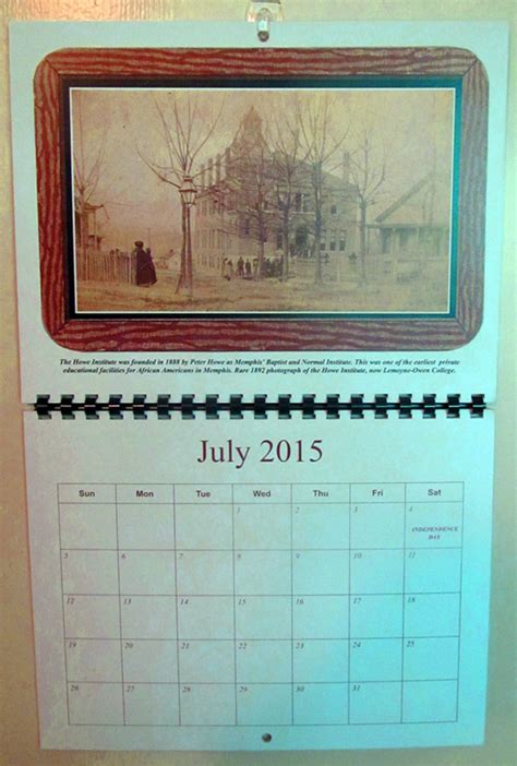 Whitworth Calendar